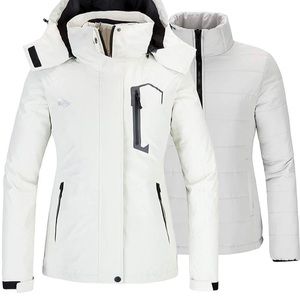 Sz xxl Women's 3 in 1 Waterproof Ski Jacket Mountain Snowboarding Jacket